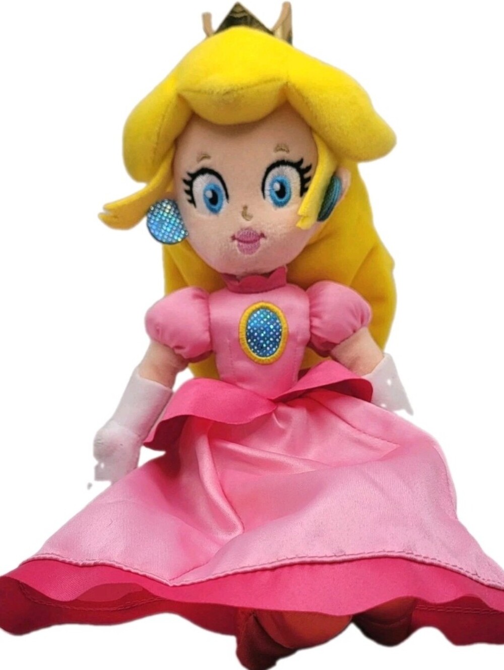 Super Nintendo Mario Brothers Princess Peach Plush Doll Universal Studios NWOT